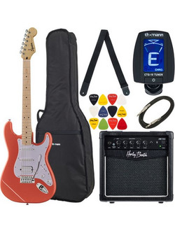 Squier Sonic Strat HSS TCoral Set