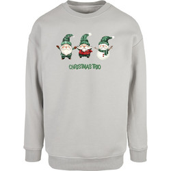 Christmas Santa Trio Crewneck lightasphalt