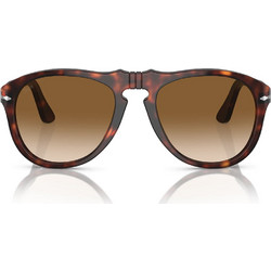 Persol PO0649 24/51 Ανδρικά Γυαλιά Ηλίου Aviator Κοκάλινα Ταρταρούγα με Καφέ Degradee Φακό