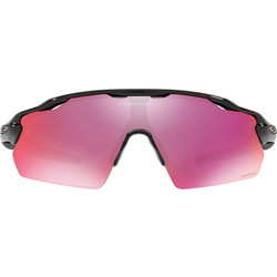 Oakley Radar EV Pitch OO 9211 17 Αθλητικά Γυαλιά Ηλίου Μάσκα Κοκάλινα Μαύρα με Κόκκινο Degradee Φακό