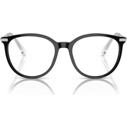 Swarovski SK2009 1001 Ανδρικός Σκελετός Γυαλιών Οράσεως Κοκάλινος Μεταλλικός Ασημί Μαύρος