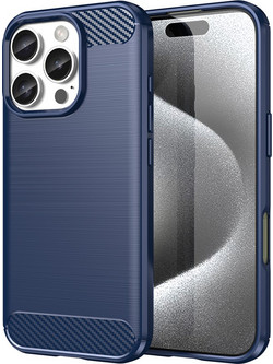 Carbon Case for iPhone 16 Pro - Blue