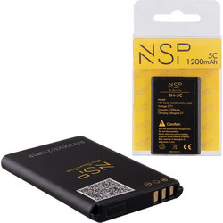 ΜΠΑΤΑΡΙΑ NSP BN-5C 2650/2600/1850/1800/NOKIA 105 1200mAh OR