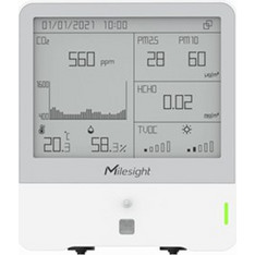 Aισθητήρας Mέτρησης LoRaWAN Milesight Eσωτερικού Xώρου (AM319-868M PN HCHO-O3)