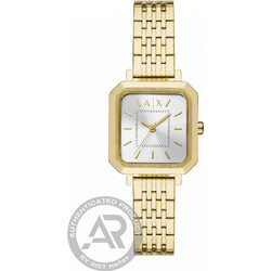 Armani Exchange Γυναικείο Ρολόι με Ασημί Ροζ Χρυσό Μεταλλικό Μπρασελέ AX5258