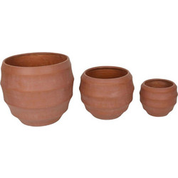 In The Box Florra Σετ Κασπώ Μαγνησίου Terracotta 54.3x54.3x47.5cm 3τμχ 034840
