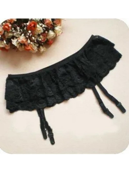 Sexy Lace Garters Black
