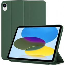 Θήκη Trifold Smart View και πίσω TPU για Apple iPad Air 11" 2025 - Σκούρο Πράσινο
