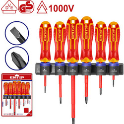 EMTOP ΣΕΤ 6 ΚΑΤΣΑΒΙΔΙΑ ΗΛΕΚΤΡΟΛΟΓΟΥ VDE 1000V ESSTJS061