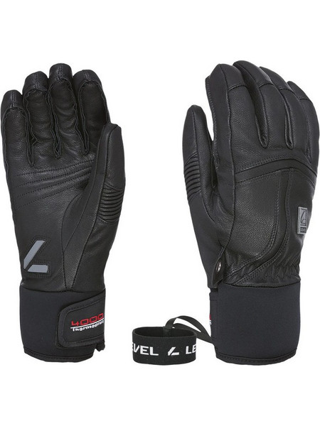 Γάντια Σκι Level Off Piste Leather Glove Black - 2064UG-01