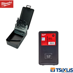 Σετ Τρυπάνια Σιδήρου MILWAUKEE Μαύρα DIN 338 HSS-R | 25τμχ. - (4932352469)