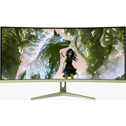 Arozzi NoVa Ultrawide VA HDR Curved Gaming Monitor 34" 3440x1440 QHD 165Hz 4ms Forest Green