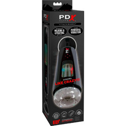 Pipedream PDX Elite Ultimate Milker 2 Pocket Sleeve Αυνανιστήρι με Δόνηση & Αναρρόφηση