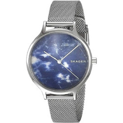 Skagen Anita Γυναικείο Ρολόι με Ασημί Μεταλλικό Μπρασελέ SKW2718
