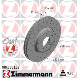 Zimmermann Δισκόπλακα - 100.3331.52