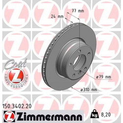 Zimmermann Δισκόπλακα - 150.3402.20