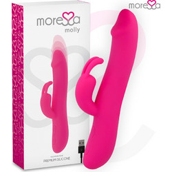Moressa Molly Δονητής Rabbit 20.5cm Ροζ
