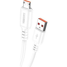 KAKUSIGA καλώδιο micro USB σε USB KSC-982, 3A, 480Mbps, 1m, λευκό