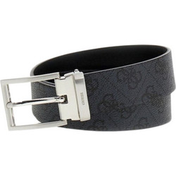 Guess Ανδρική Ζώνη Δερμάτινη Μαύρη BMBCLOP5135-BLA