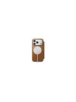 Nomad Modern Leather Folio, english tan - iPhone 17 Pro