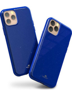 Mercury Jelly Hole Series Back Cover Σιλικόνης Μπλε (iPhone 11 Pro)