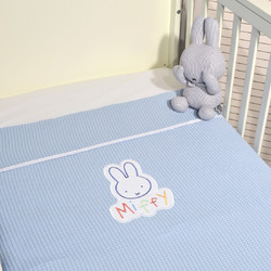 Miffy Des.11 Κουβέρτα Αγκαλιάς Πικέ 80x100 Γαλάζια