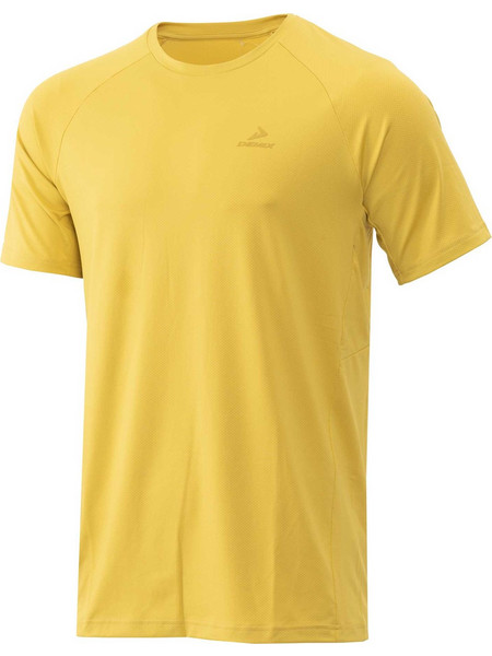 DEMIX Κοντομάνικη Μπλούζα M D Training GYM SS textured T-Shirt YELLOW άνδρες