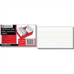 Rexel Καρτέλες Αποδελτίωσης No8465 152x102mm 100τμχ. - 124016