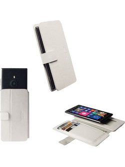 KRUSELL MALMO SLIDE ΘΗΚΗ UNIVERSAL LEATHER FLIPWALLET 4XL WHITE