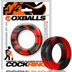 Oxballs Premium Cock Ring Liquid Platinum Ελαστικό Δαχτυλίδι Πέους Σιλικόνης Κόκκινο