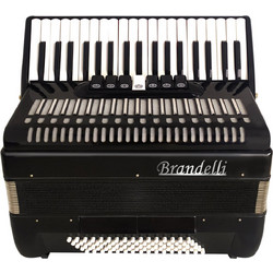 BRANDELLI 80B II Βlack Ακορντεόν Μαύρο