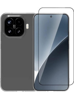 Vivid Gelly Case + Full Face Tempered Glass Θήκη Κινητού Black (Xiaomi 15T Pro)