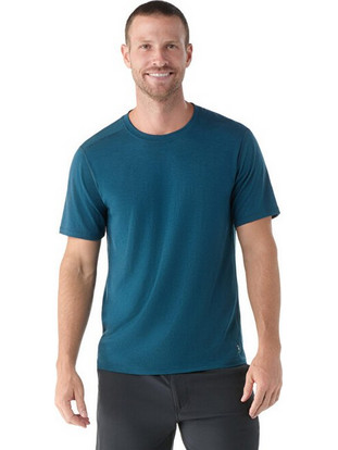SMARTWOOL MEN'S EVERYDAY MERINO SORT SLEEVE TEE SW002755G74 TWILIGHT BLUE