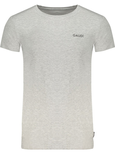 GAUDI MEN'S GRAY SHORT SLEEVE T-SHIRT Γκρι