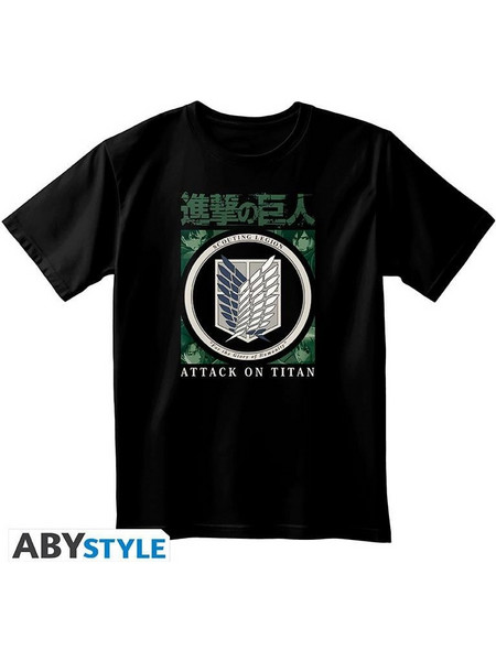 ATTACK ON TITAN - T-Shirt Scout Legion Unisex black (XS)