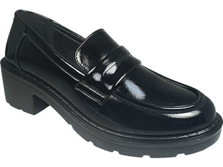 Γυναικεία Oxford ANTRIN ARTEMIS-195 Μαύρο/Λουστρίνι