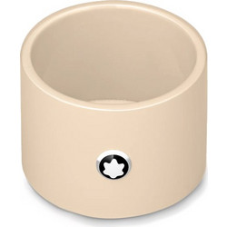 Montblanc Στρογγυλός δίσκος γραφείου σε λάκα Ivory (Μικρός) 133170