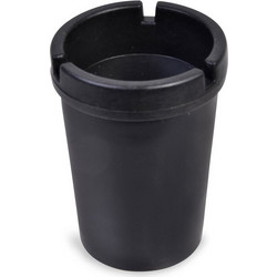 Τασάκι Αυτοκινήτου Πλαστικό Μαύρο O8x11cm