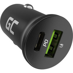 Green Cell GC PowerRide Nano38 38W 6A 1x USB-C 1x USB-A car charger