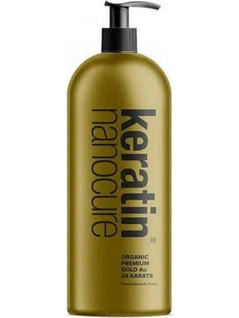 Nanocure Organic Premium Gold 24 Λοσιόν Μαλλιών Κερατίνης για Όγκο & Επανόρθωση 1lt