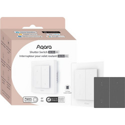 Aqara H2 Shutter Switch EU, Zigbee + Thread roller shutter wall switch, white/grey (DS-K02D)