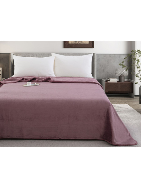Zurigo (Lilac) Κουβέρτα/Blanket Velour Supersoft Blanket 500gsm 220x240 Liolios Home