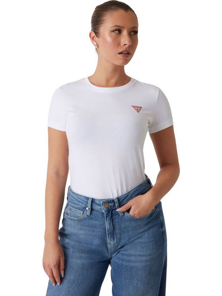 Guess Γυναικείο T-Shirt W2YI44J1314-G011 Λευκό