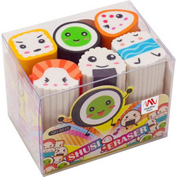 Fancy Eraser Set: Sushi