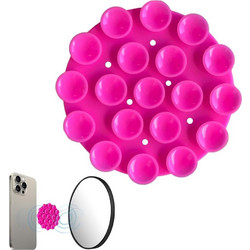 Techsuit Suction Pad Βάση Κινητού Ροζ
