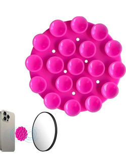 Techsuit Suction Pad Βάση Κινητού Ροζ