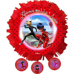 Πινιάτα Miraculous Ladybug (40 x 40 cm) | 553153, bal-553153-ladybug