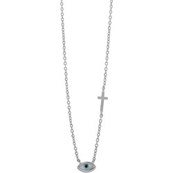 Prince Silvero Γυναικείο Κολιέ Ματάκι από Ασήμι 925 8B-KD025-1