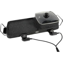 Dsp KB-1055 Ηλεκτρική Ψησταριά Πλάκας 2500W με Καπάκι και Ρυθμιζόμενο Θερμοστάτη 34.5X25cm