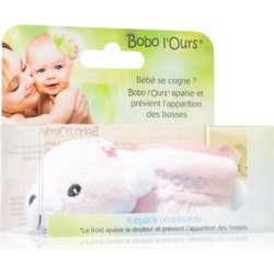Alphanova Baby Bobo L'Ours Pink - Βελούδινο Παγάκι Ανακούφισης για Μωρά One size